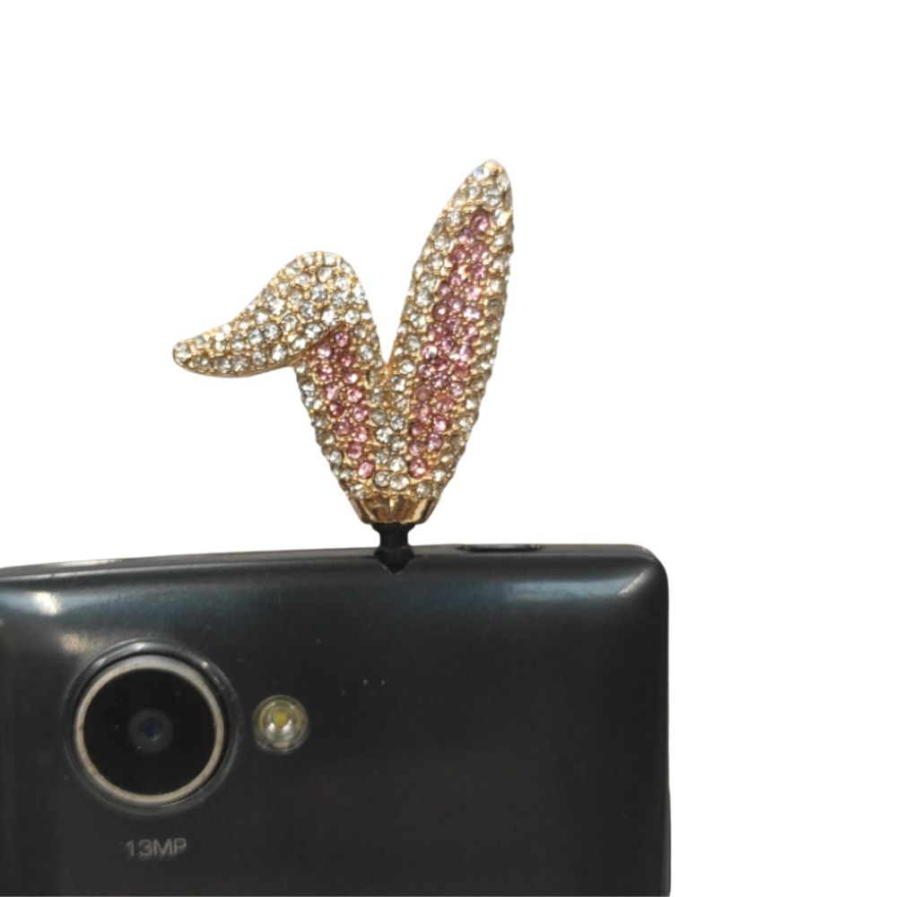 BIJOUOREILLELAPINROSE